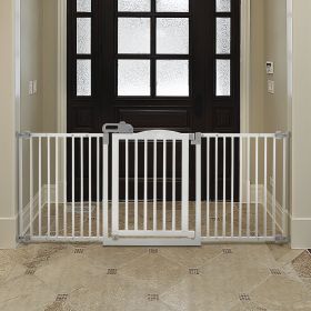 One Touch Gate II Wide in White